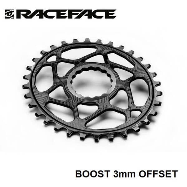 ABSOLUTE-BLACK-CRING-MTB-RACE-FACE-OVAL-BOOST3-DM-BLACK-32T